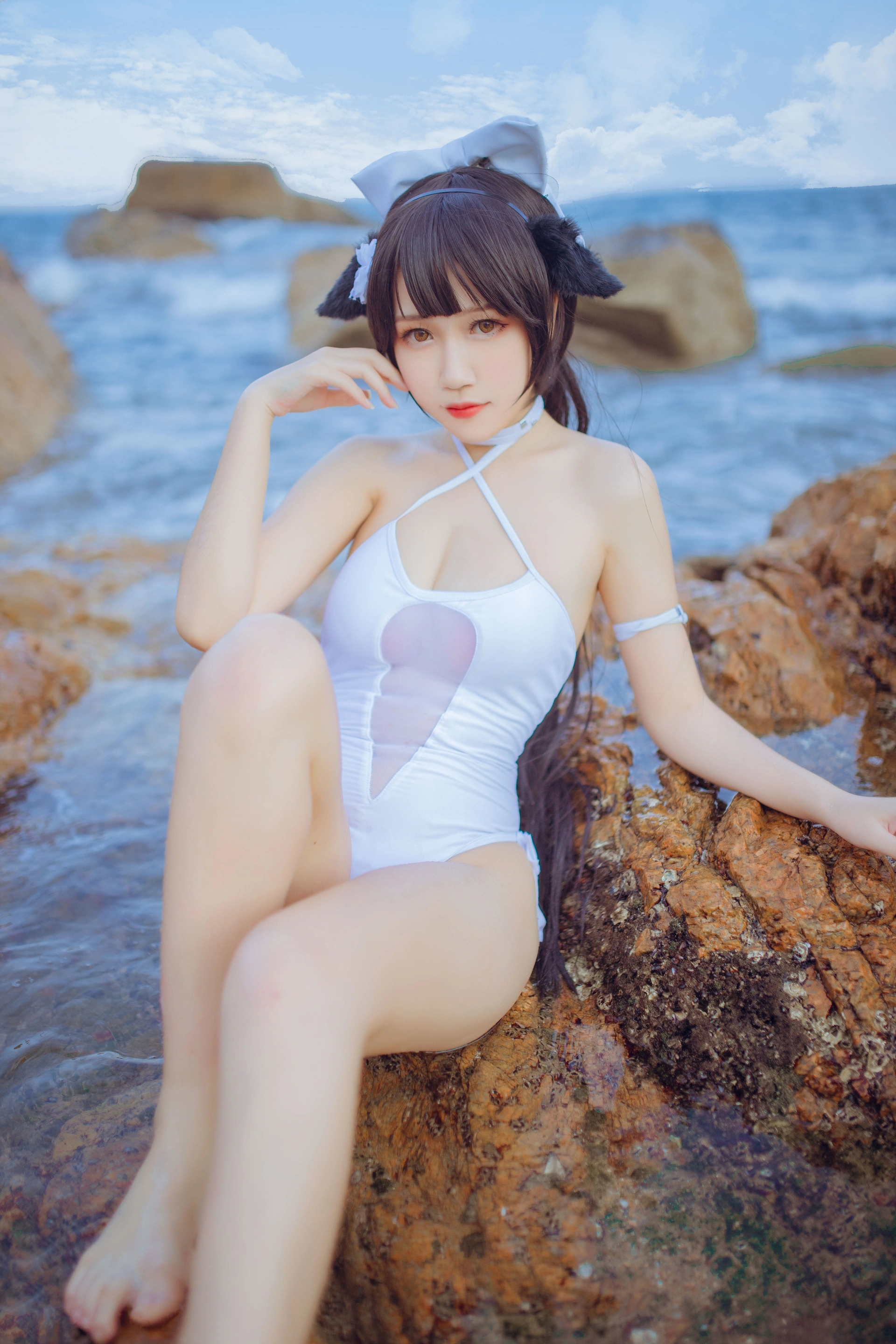 抖娘-利世 - NO.18 - 獒犬海边泳装 3